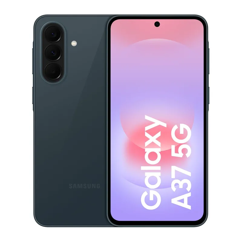 Samsung ▫️ Galaxy A37 5G, 256 GB, Telemóvel fino com IA, 8 GB, câmara grande angular de 50 MP, autonomia de 2 dias, bateria de 5000 mAh, IP68, garantia do fabricante de 3 anos + 1 ano extra, cor verde escuro (versão espanhola)