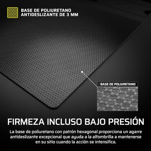 Corsair ▫️ Tapete de rato para jogos de precisão MM Glass – Grande – Preto 4