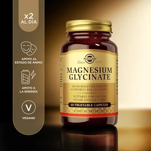 Solgar ▫️ Bisglicinato de Magnésio 240 mg | Alta Absorção | 60 Cápsulas 2