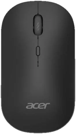 Acer ▫️ AMR130 Ambidestro, RF sem fios + Bluetooth, 1600 dpi, Preto