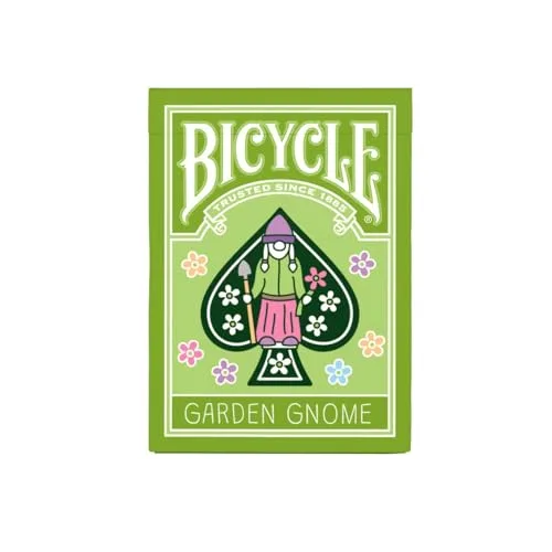 Bicycle ▫️ Garden GNOME – Baralho de cartas de póquer, magia e colecionismo – Design com gnomos, acabamento Premium Air Cushion 2