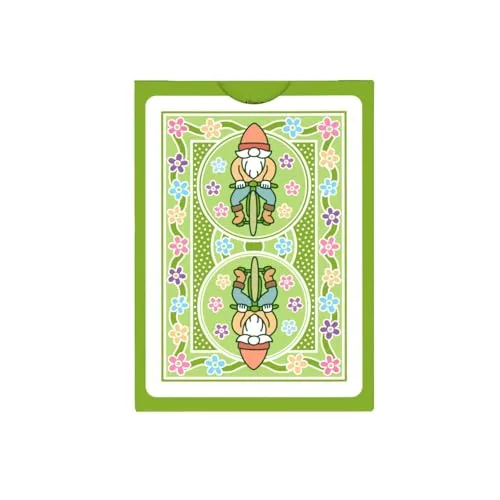Bicycle ▫️ Garden GNOME – Baralho de cartas de póquer, magia e colecionismo – Design com gnomos, acabamento Premium Air Cushion 3