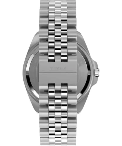 Timex ▫️ Relógio analógico de quartzo para homem, modelo Deep Water Arctic, com bracelete em aço inoxidável 4