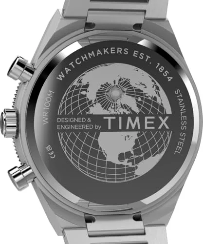 Timex ▫️ Relógio Q Continental Chronograph para homem, 40 mm 4