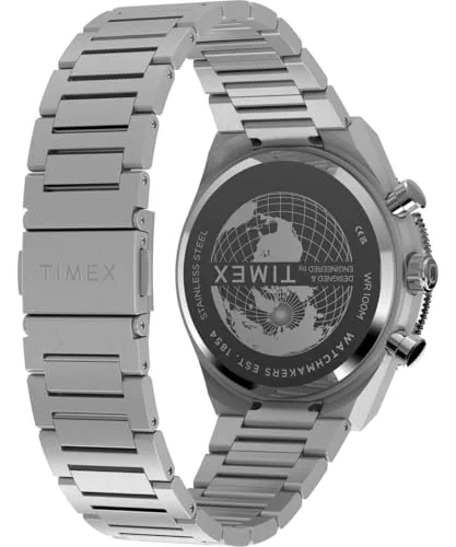 Timex ▫️ Relógio Q Continental Chronograph para homem, 40 mm 5