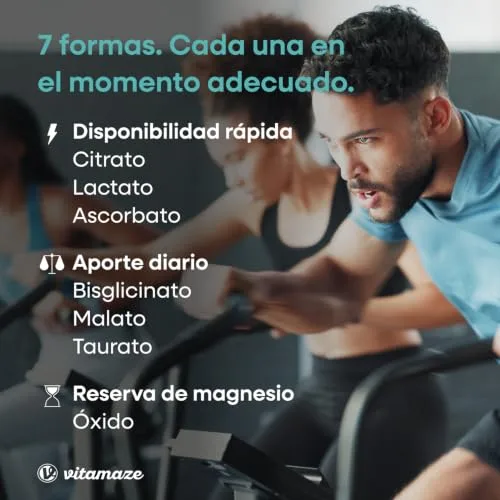 Vitamaze - amazing life ▫️ Vitamaze Complexo de Magnésio em 7 Formas com B6 e D3, 240 cápsulas (4 meses) 5