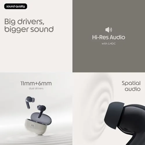 Motorola ▫️ Moto Buds Bass Carbon 2