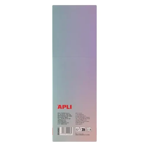 APLI ▫️ 20498 - Expositor de 12 embalagens de canetas de gel mini em tons pastel 3