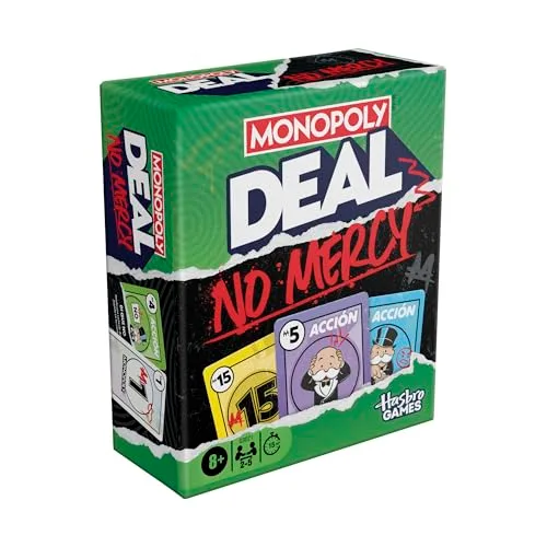 Hasbro Gaming ▫️ MONOPOLY Deal NO Mercy - ES 6