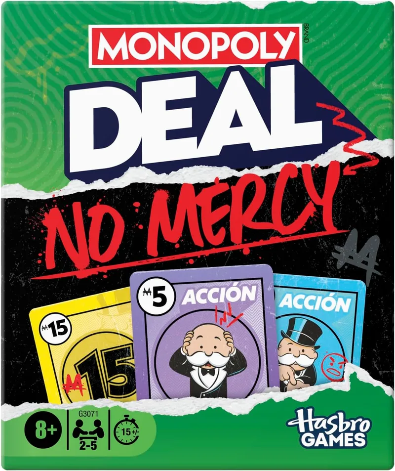 Hasbro Gaming ▫️ MONOPOLY Deal NO Mercy - ES