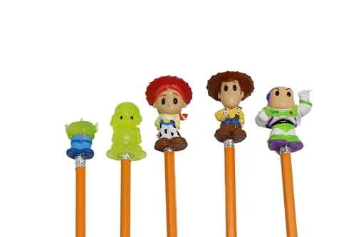 Giochi Preziosi ▫️ Ooshies Toy Story - Conjunto de 5 acessórios para lápis - Figuras colecionáveis da Disney Pixar para crianças, acessórios escolares, presentes e brindes para o regresso às aulas a partir dos 5 anos 7