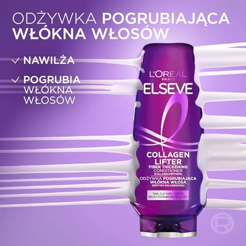 L'Oreal Paris ▫️ Elseve Collagen Lifter - Condicionador para cabelos finos sem volume com fibras capilares grossas, 200 ml 3