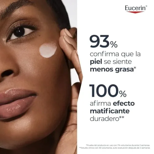 Eucerin ▫️ Sun Face Oil Control Soro Facial UV FPS 50+ 30 ml - Protetor solar facial FPS 50, leve e matificante - Soro com proteção solar FPS 50+ e complexo antipoluição - Invisível - Pele mista/oleosa 6