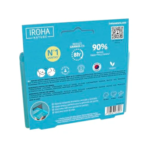 IROHA NATURE ▫️ Adesivos para espinhas com ácido salicílico | 33 unidades 2