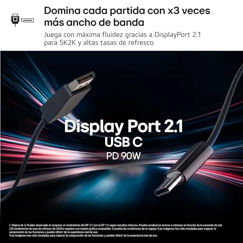 LG ▫️ Monitor de jogos Ultragear 52G930B-B - 52'', VA, roxo 6