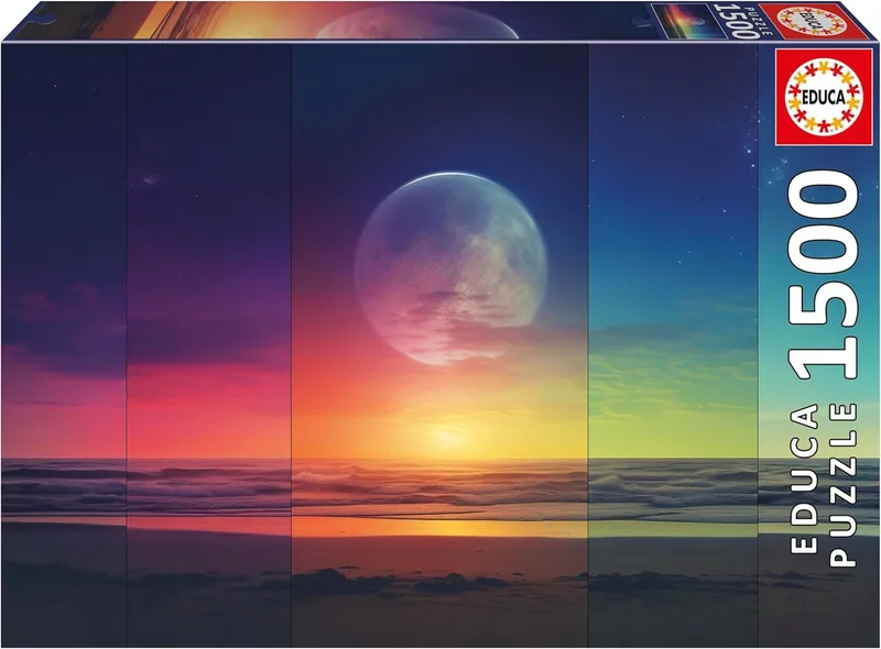 Educa ▫️ Puzzle 1500 peças para adultos : Fases Cósmicas : 85 x 60 cm : A partir de 14 anos (20570)