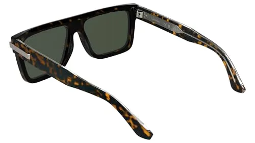 Calvin Klein ▫️ Óculos de sol unissexo para adultos CK26505S - Havana com lentes verdes opacas 4