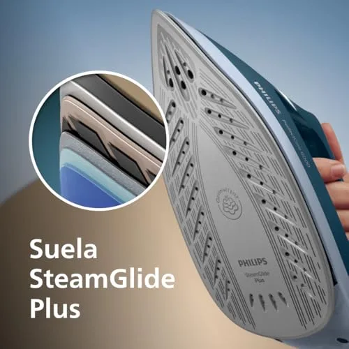 PHILIPS ▫️ PerfectCare Série 6000 Centro de engomagem, Vapor potente, Garantia contra queimaduras, Design compacto, Reservatório de água removível de 1,8 L, Sola SteamGlide Plus (PSG6023/20) 6