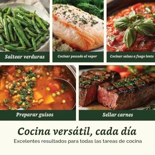 CUISINART ▫️ Ceramica XT - Conjunto de utensílios de cozinha antiaderentes | Conjunto de 11 panelas e frigideiras | Cerâmica antiaderente com titânio | Para todos os tipos de fogões, incluindo os de indução | Sem PFAS | Tampas 5