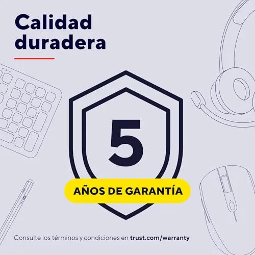 Trust ▫️ Rato sem fios Seron, Deslocamento rápido na horizontal, Azul 6