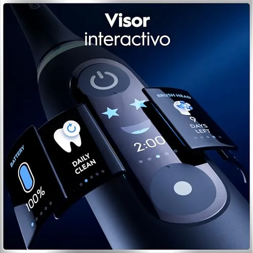 Oral-B ▫️ Escovas de dentes elétricas iO 6, pretas e cor-de-rosa, embalagem de 2 unidades 3