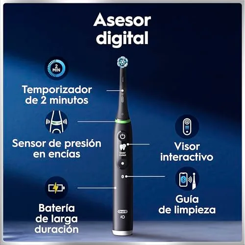 Oral-B ▫️ Escovas de dentes elétricas iO 6, pretas e cor-de-rosa, embalagem de 2 unidades 6