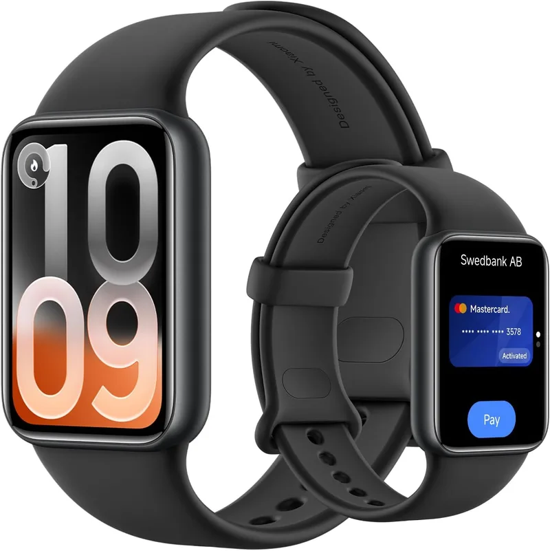XIAOMI ▫️ Smart Band 10 Pro NFC, Pulseira Inteligente, 21 dias, Preto
