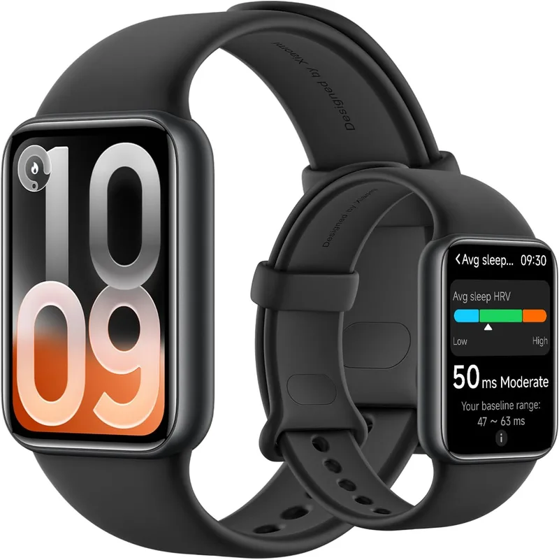 XIAOMI ▫️ Smart Band 10 Pro, Pulseira Inteligente, Preto | AMOLED 1,74", algoritmo de sono melhorado, 21 dias, Android/iOS, mais de 150 desportos, GNSS, 5 ATM