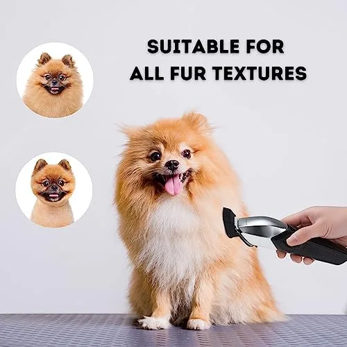 BARBERBOSS ▫️ Máquina de cortar pêlo para animais de estimação, aparador para cães e gatos, silenciosa e à prova de água, com comprimentos ajustáveis, máquina de cortar pêlo sem fios para animais de estimação 2