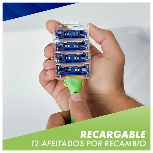 Gillette ▫️ Sensor 3+ Sensitive – Máquina de barbear para homem com 9 lâminas de substituição 4