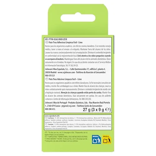 PATO ▫️ Tiras Adesivas para Sanita Lima: limpa, refresca e perfuma a sanita; frescura intensa; embalagem de 10 = 30 tiras 2