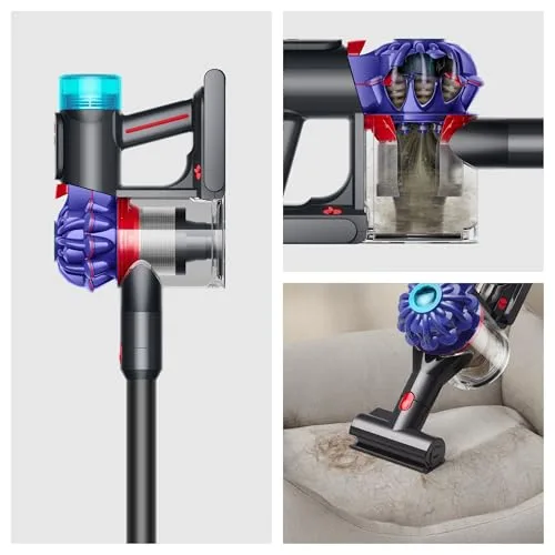 Dyson ▫️ Aspirador sem fio V10 Konical™ – 150 Air Watts, sucção potente e constante, tecnologia anti-emaranhamento, ilumina o pó invisível, aspirador de mão e para o chão 3