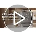 Garvee ▫️ Máquina de café italiana automática com moedor integrado – 15 bar e controlo PID – Café expresso profissional em casa com bico de vapor, depósito de 2,3 L, aço inoxidável, prateado 7