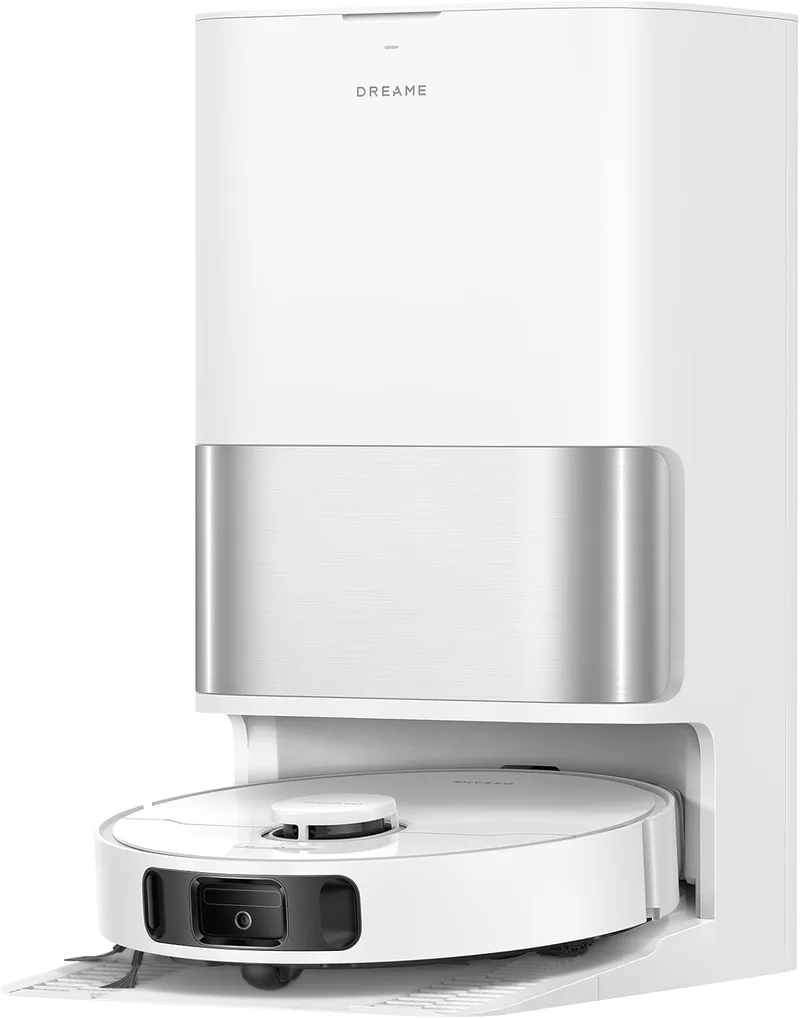 DREAME L40 Ultra A Robot Vacuum Cleaner, esvaziamento automático, sistema anti-emaranhamento, sucção 24.000 Pa, elevação da esfregona: 10,5 mm, estação base multifuncional, auto-limpeza, prevenção de obstáculos