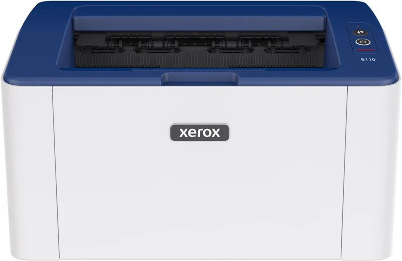 Xerox ▫️ Impressora a laser sem fios a preto e branco B110 - Impressora compacta de secretária A4, rápida (20 ppm), compatível com dispositivos móveis, para escritório em casa, pequenas empresas, estudantes, Wi-Fi, Apple AirPrint, Mopria, UE