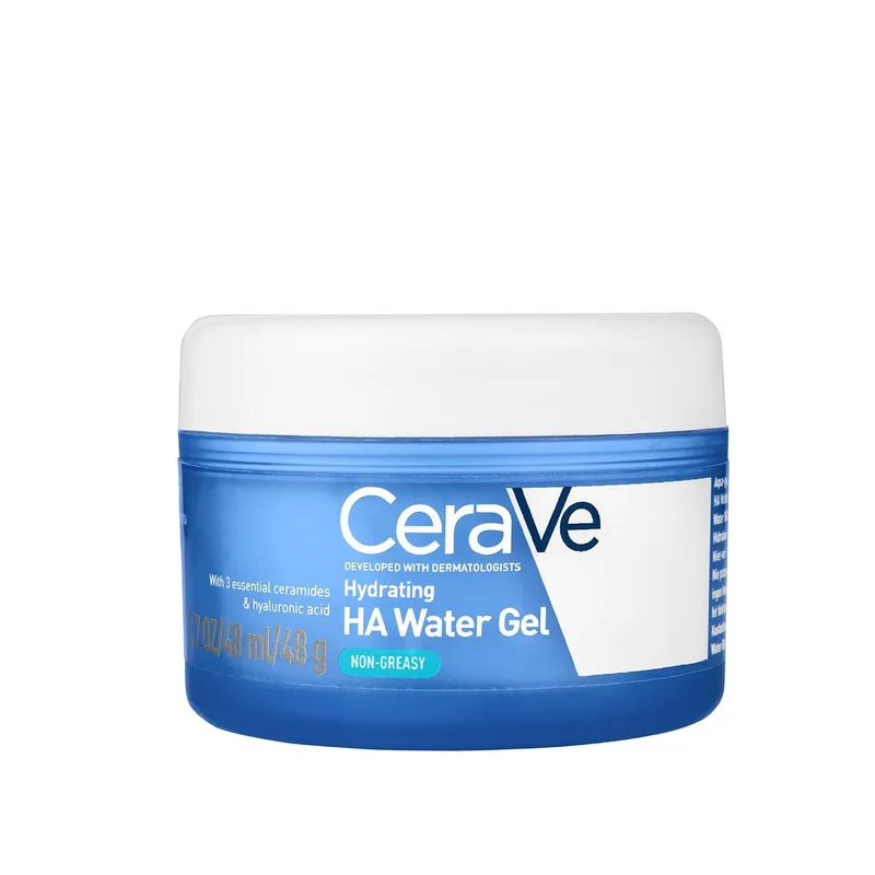 CeraVe ▫️ Gel Hidratante com Ácido Hialurónico para uma hidratação com efeito PLUMP, com 3 ceramidas idênticas às da pele, ácido hialurónico, niacinamida e cobre PCA, 48 g