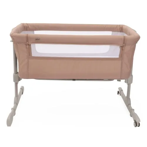 Chicco ▫️ Next2Me Essential – Berço para bebé ao lado da cama, berço para co-sono, compatível com diferentes camas, altura ajustável, boa circulação de ar, colchão e saco incluídos, 0-6 meses 4