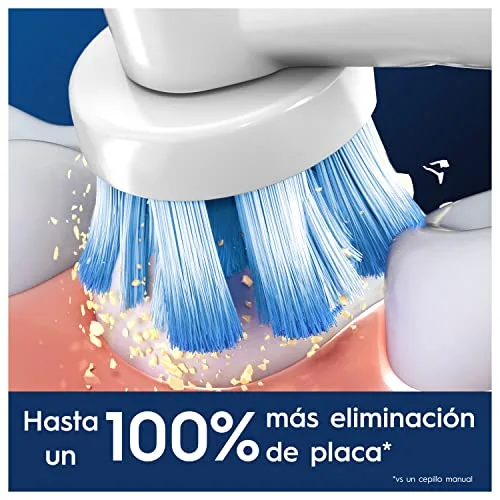 Oral-B ▫️ Sensitive Clean: Cabeças de escova de substituição originais, brancas, embalagem de 10 unidades 4