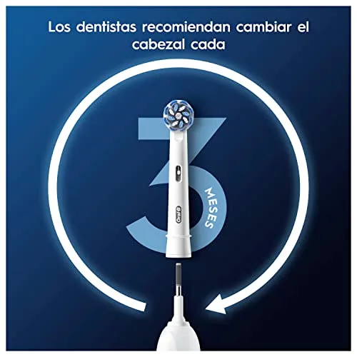 Oral-B ▫️ Sensitive Clean: Cabeças de escova de substituição originais, brancas, embalagem de 10 unidades 6