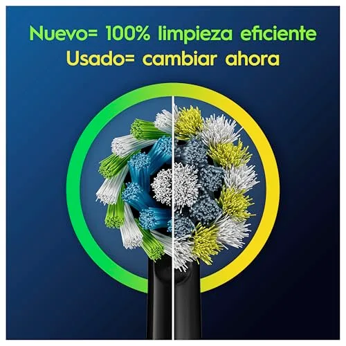 Oral-B ▫️ Pro CrossAction - Cabeças de escova de substituição originais, pretas, embalagem de 10 4