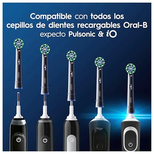 Oral-B ▫️ Pro CrossAction Cabeças de substituição originais, pretas, embalagem de 12 5