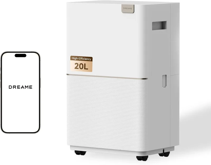 dreame ▫️ DD20, Desumidificador de alta eficiência de 20 L