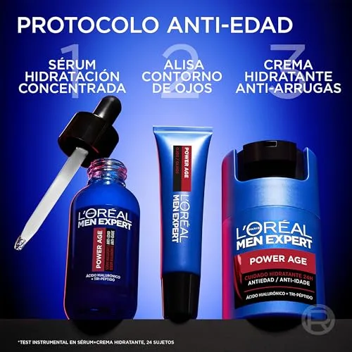 L'ORÉAL ▫️ Men Expert Power Age Rotina: Sérum Concentrado + Creme Facial 7