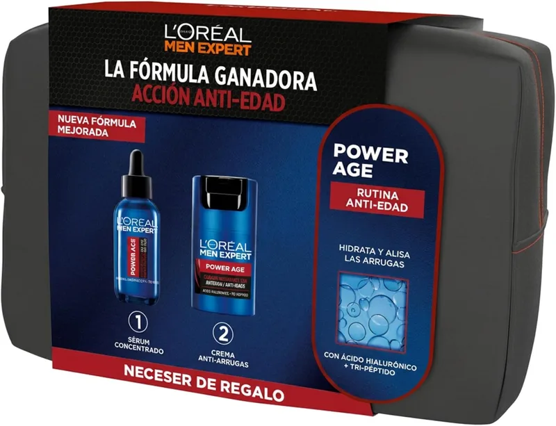 L'ORÉAL ▫️ Men Expert Power Age Rotina: Sérum Concentrado + Creme Facial