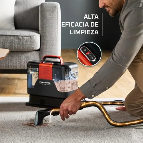 Rowenta ▫️ Clean It Hot & Cold, Aspirador para estofos 1150 W, 5 velocidades, Preto 2