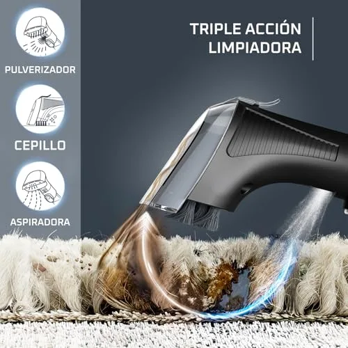 Rowenta ▫️ Clean It Hot & Cold, Aspirador para estofos 1150 W, 5 velocidades, Preto 4