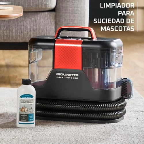 Rowenta ▫️ Clean It Hot & Cold, Aspirador para estofos 1150 W, 5 velocidades, Preto 6