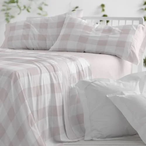 Burrito Blanco ▫️ Conjunto de lençóis 50% algodão, 50% poliéster, cama 150, cor nude 3
