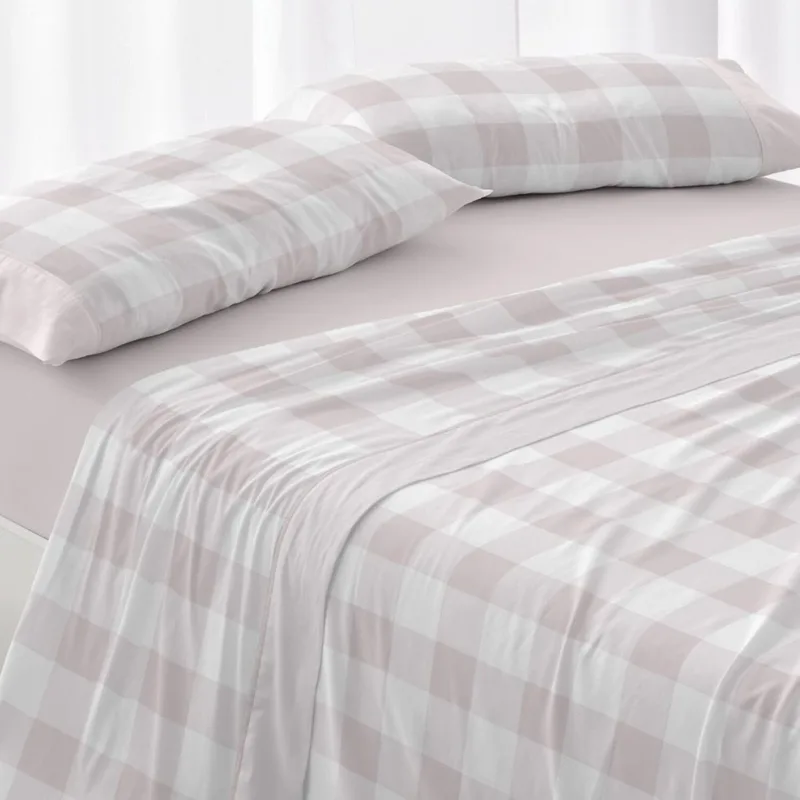 Burrito Blanco ▫️ Conjunto de lençóis 50% algodão, 50% poliéster, cama 150, cor nude
