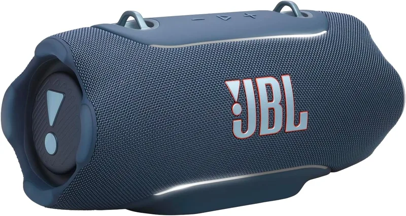 JBL ▫️ Xtreme 5, Altifalante portátil à prova de água, azul | Auracast, AI Sound Boost, Proteção IP68, 28 horas de autonomia, iluminação ambiente, alça de ombro incluída